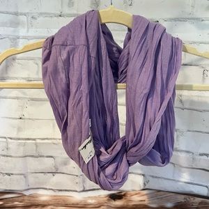 Lavender Lilac Infinity Light Scarf